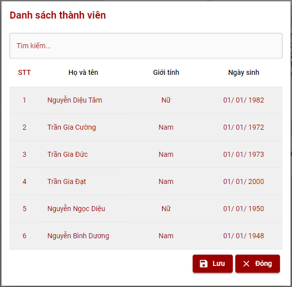 Screenshot 125 Gia Phả Số Đại Việt Trực Tuyến Gia Phả của người Việt