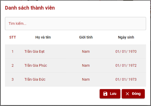 Screenshot 81 Gia Phả Số Đại Việt Trực Tuyến Gia Phả của người Việt