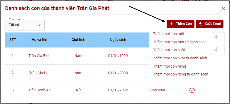 Screenshot 90 Gia Phả Số Đại Việt Trực Tuyến Gia Phả của người Việt