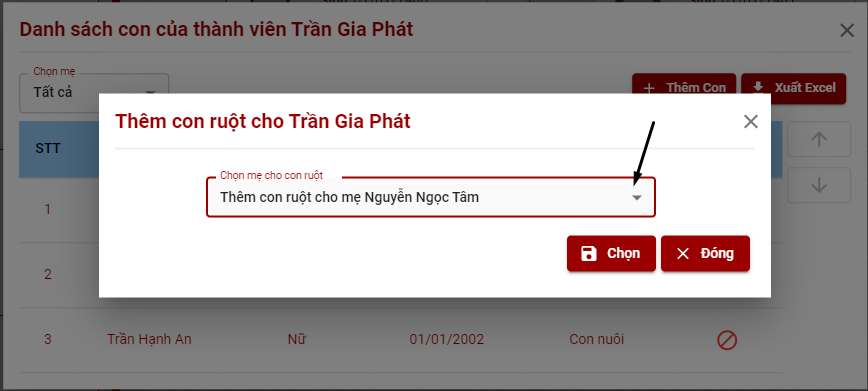 Screenshot 92 Gia Phả Số Đại Việt Trực Tuyến Gia Phả của người Việt