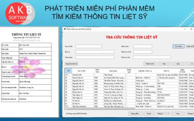 PHẦN MỀM HỖ TRỢ TRA CỨU MỘ PHẦN LIỆT SỸ MIỄN PHÍ 2023