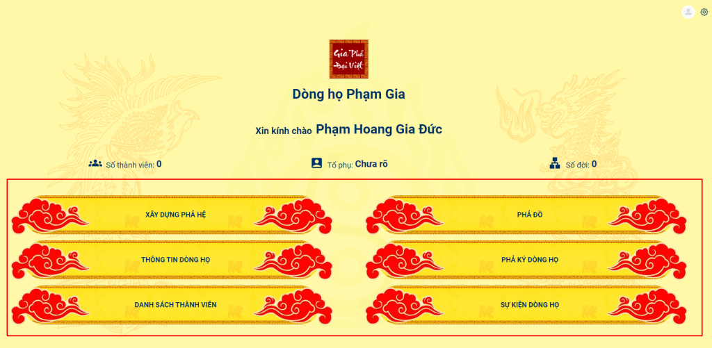Screenshot 61 Gia Phả Số Đại Việt Trực Tuyến Gia Phả của người Việt