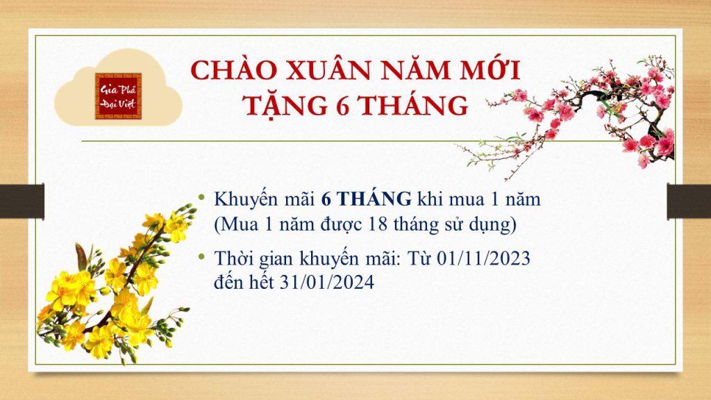 Slide4 Gia Phả Số Đại Việt Trực Tuyến Gia Phả của người Việt