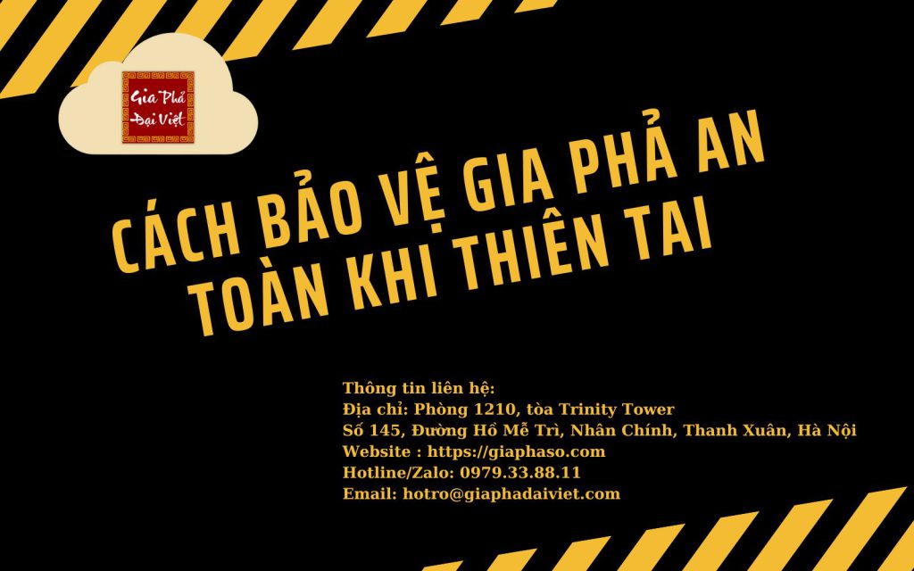 Bảo vệ gia phả trước nguy cơ hỏng hóc, mất mát