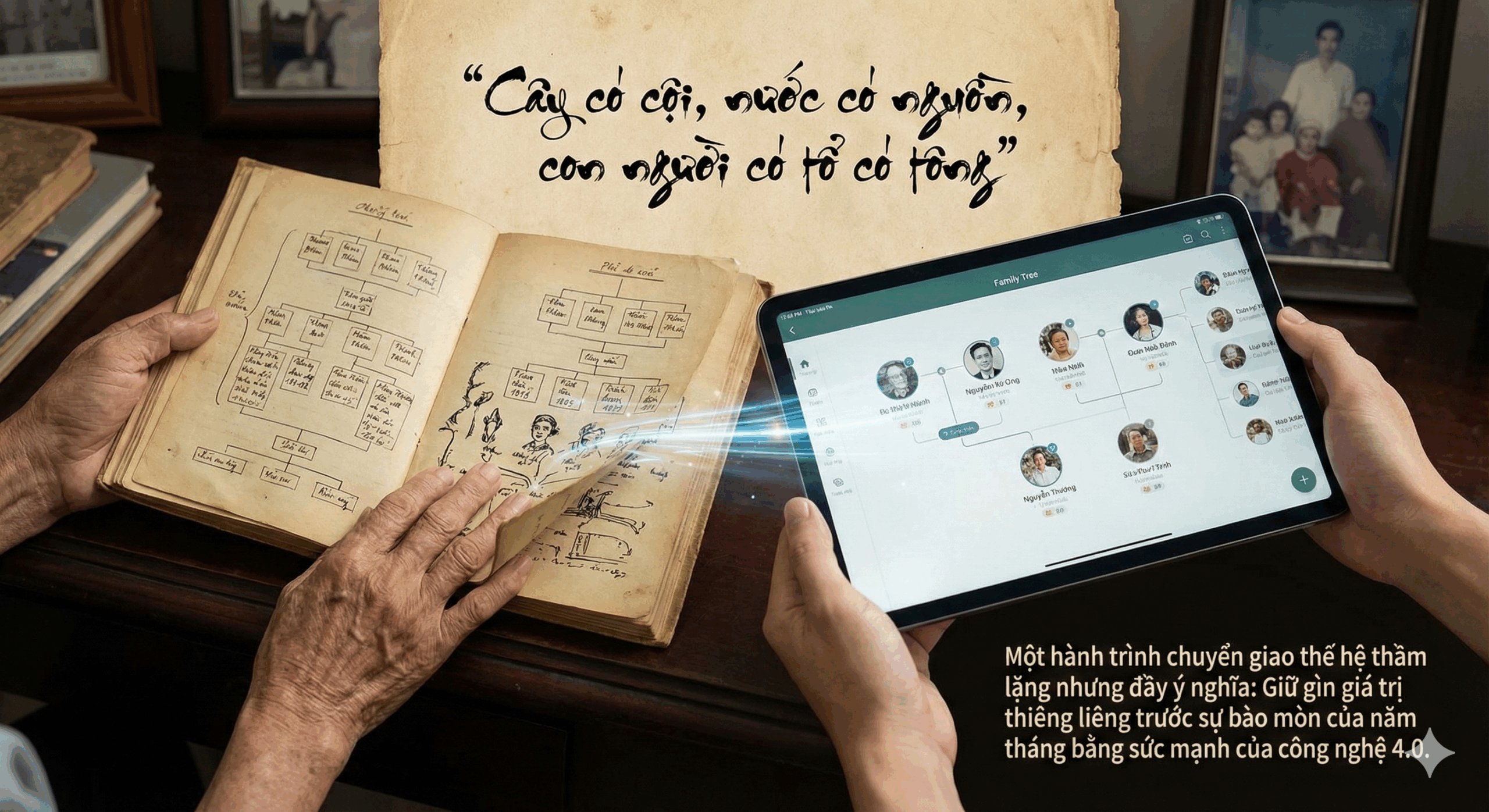 Từ Cuốn Sổ Giấy Ố Vàng Đến Gia Phả Số