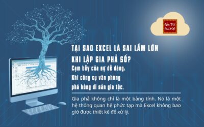 2025: Tại Sao Excel Là Sai Lầm Lớn Khi Lập Gia Phả Số?