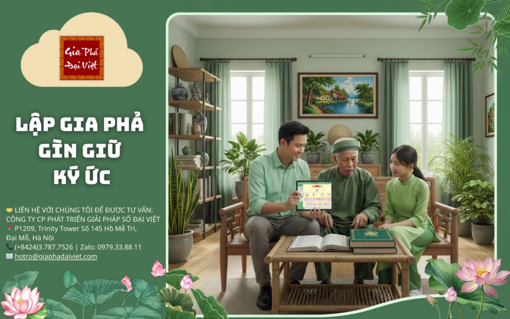 40 tuổi là thời điểm vàng để làm gia phả