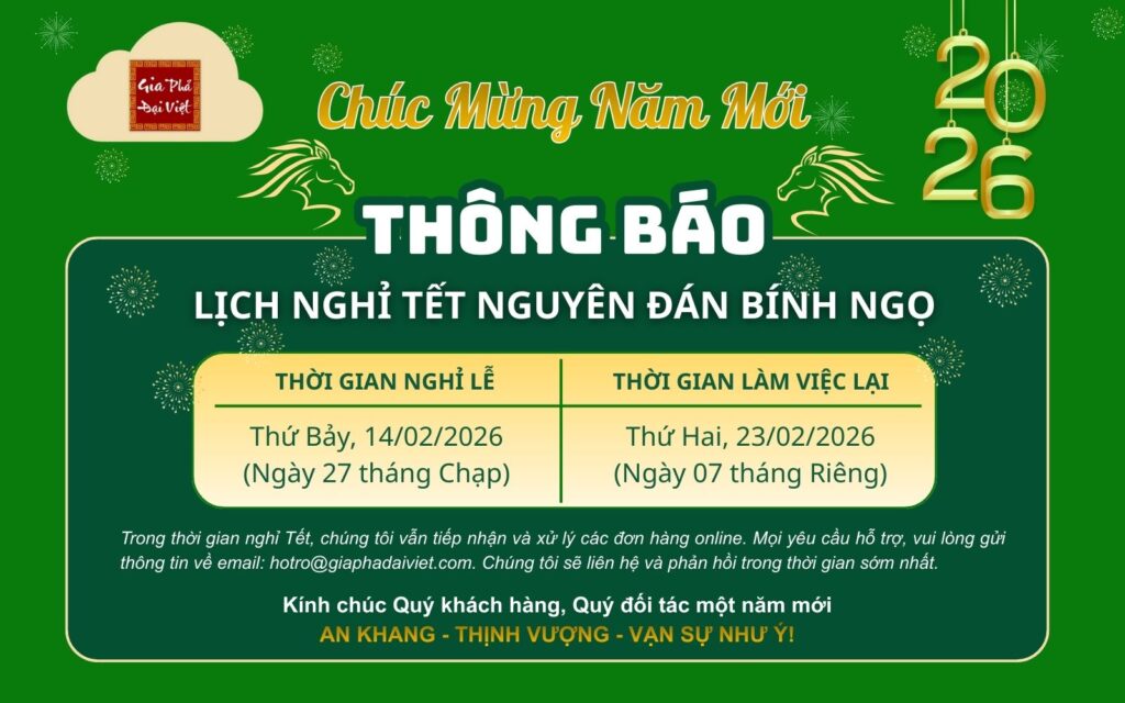 Chúc mừng năm mới Bính Ngọ 2026