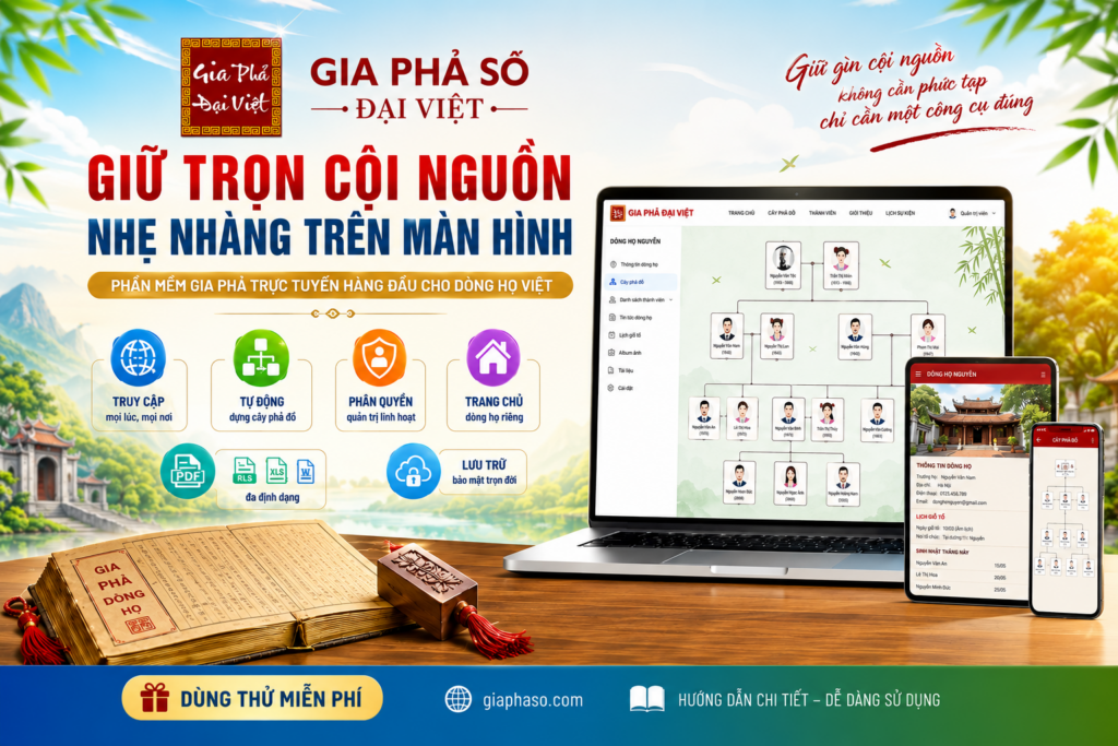 Gia phả số Đại Việt